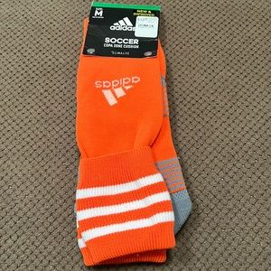 Size M Orange Soccer socks, Climalite